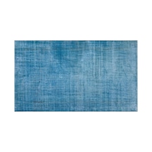 El Dokuması Vintage Yün-pamuk Mavi Halı 24025 155 X 270 Cm