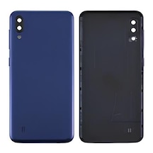 Samsung Uyumlu M10 S Arka Kapak Kamera Camlı Mavi
