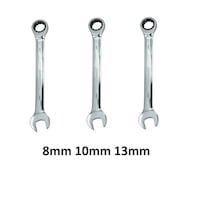 Ht- Rico Düz Kombine Cırcır Anahtar 8-10-13mm