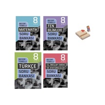 Lgs 8. Sınıf Beceri Temelli Soru Bankası Matematik Fen Türkçe Ve İnkılap 4lü Set