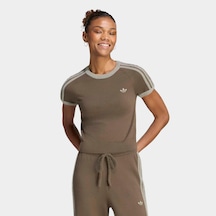 Adidas Originals Kadın Kahverengi Tişört Ks7374