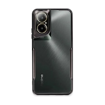 Realme 12 Lite Kılıf Boyi Silikon Kapak - Siyah -