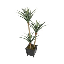 Yapay Çiçek Deposu Yapay 3 Gövdeli Yucca Ağacı Artificial Foilage 150 Cm