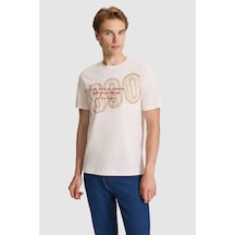 U.S. Polo Assn. U.s. Polo Assn. Erkek Krem Tişört 50322418-vr071