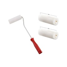 Sünger Rulo Fırça 10Cm 3 Yedekli Metal Sap