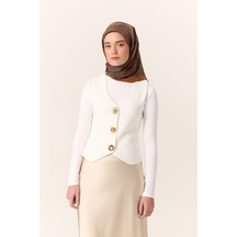 Silk Home Viskon Karışımlı Velora Eşarp Taba-gece Mavisi Desenli İnce Dokulu Dökümlü 90x90 Çok Renkli