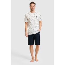 U.S. Polo Assn. U.s. Polo Assn. Erkek Beyaz Pijama Takım 50326151-vr013 U.S. Polo Assn. U.s. Polo Assn. Erkek Beyaz Pijama Takım 50326151-vr013