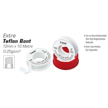 Sgs Extra Teflon Bant 12 Mm X 10 Metre (1 Adet ) - Ücretsiz Kargo