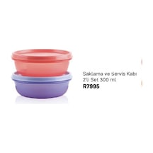 Tupperware Tupperware Saklama Ve Servis Saklama Kabı 2 Li Set 300