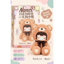 Nanci Sürpriz Labubu Peluş Oyuncak Kahverengi