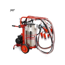 Tamam Ecomini İkili İnek Süt Sağma Makinesi Paslanmaz Güğüm-silikon Kuru -3199