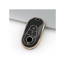 Mercedes Benz C E S C200 C300 W206 W223 S400 S450 S480 S500 Anahtar Kılıfı Siyah Gold