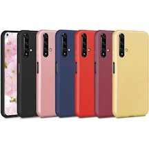 Huawei Honor 20 (Nova 5T) Kilif Premier Mat Esnek Silikon + Cam 527456326