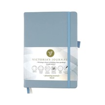 Venzi Sert Kapak Planlayıcı Defter 14x20 Cm 100gr. Krem 96 Yaprak Mavi Çizgili