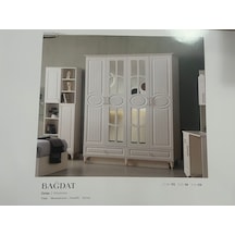 Bağdat Mdf 4 Kapılı Dolap