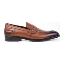 Taba %100 Deri Analin Bağcıksız Classic Ayakkabı 1033245167 Taba