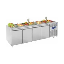 Karacasan 632 Lt Dört Kapılı 700'lük Havuzlu Saladbar Buzdolabı Cs-tez 4 700-shs