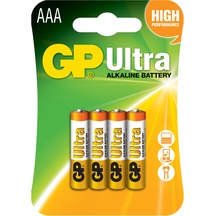 GP GP24AU-2U4 Ultra Alkalin AAA İnce Kalem Pil 4'lü