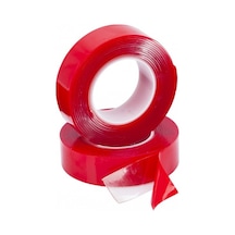 Kupa Kup6036 Silikonize Bant Kırmızı 18mm 2mt