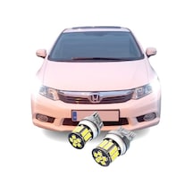 HONDA CIVIC FB7 BEYAZ GÜNDÜZ FARI LED AMPULÜ T20 PH7215