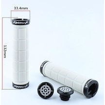 Novahub Gidon Kollu Bisiklet Kilidi, Anti Kayma Kavrama Beyaz Kafes Yurt Dışından A A