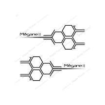 Megane 2 Kapı Altı Sticker Renault Megane 2 Sticker Oto Sticker