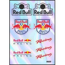 Motosiklet Redbull Hologram Çoklu Sticker Diğer