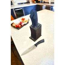 Swencraft El Yapımı Mutfak Bıçak Seti Ve Ahşap Stant 6lı Çeyiz Se
