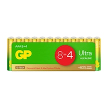 Gp Ultra Alkalin Aaa İnce Kalem Pil 12'li Paket Crchmgo