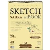 Sahra Spiralli 24,5x34,5 Blok.90 Gr.ıvory Kağıt