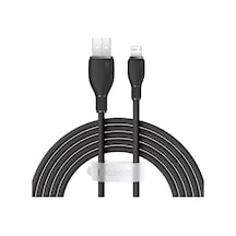 Baseus Pudding Serisi 2.4a Usb - 8 Pin Hızlı Şarj Veri Kablosu, Uzunluk:2m