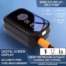 Xuweiwei Kablosuz Taşınabilir Lastik Şişirici Hava Kompresörü 150 Psı Araba Bisiklet Pompası Şişirilebilir Ekipmanlar