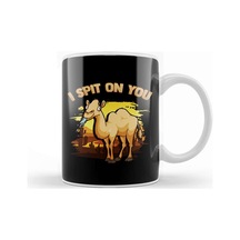Cute & Funny I Spit On You Llama Pun Llama Lovers Kupa Bardak Porselen Karışık