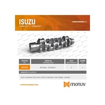 Motus 700 Krank Mılı Isuzu Sampıyon Npr66 Npr71 Otobus 4hf1 4hg1