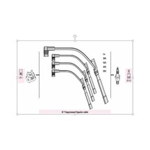 Autoline Are92640 Buji Kablosu Clio I Iı 96 03 Kng 97 Twingo 96 00 1.2 8v D7f