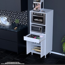 Modilayn Birce Lina M-60 X 162,4 X 48 Cm Çekmeceli Çok Amaçlı Fırın Ve Banyo & Mutfak Dolabı