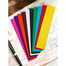 Krapon Kağıdı 10 Renk 50x200 Cm Grapon Krepon