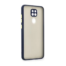 Xiaomi Redmi Note 9 Kılıf Montreal Silikon Kapak - Lacivert 0.2M-Çok Renkli