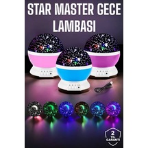 Mavi Ve Mor Işıklı Projeksiyon Lambası - Lisinya