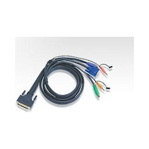 Aten 2l-1705p 5 Mt 1xdb-25 1 Monitör Klavye Mouse Ps/2 Kvm Switch