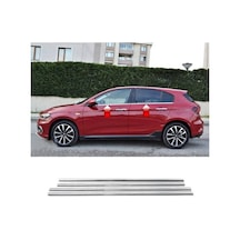 Fiat Egea 2016-2022 Krom Cam Çıtası 4 Parça Paslanmaz Çelik