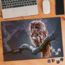 Daldaki Baykuş 240 Parça Puzzle Yapboz-1834152