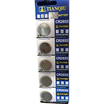 5 Adet 3 Volt Cr2032 Lityum Para Pil Cr 2032 Bios-kepenk-kumanda Terazi Düğme Lithum Pili