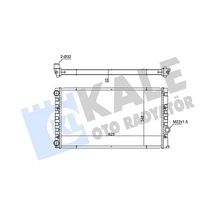 Vw Golf 3 Motor Radyatoru 1.6 1996-1997 Aek Aft Aks Kale 348235