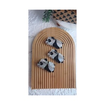 Panda Model Kemik Mandal Toka 1 Adet Krem