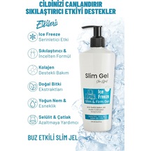 Selülit Ve Çatlak Karşıtı Bölgesel İncelme Ve Sıkılaştırıcı Buz İce Jel Soğuk Lipoliz Slim Jel