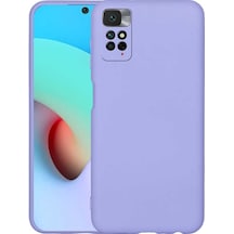 Kilifone - Xiaomi Uyumlu Redmi Note 11 Global - Kılıf İçi Kadife Koruyucu Mara Lansman Kapak - Lila