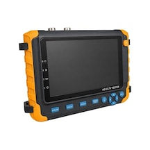 Magbox Mg-13400 5.0 Hd Cctv Kamera Test Cihazı Ahd/tvı/cvı/cvbs, Ptz Kontrolü, Utp Kablo Ve Güç Çıkışlı Çok Renkli