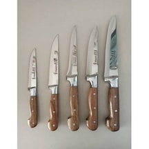 Lazoğlu Sürmene Kurban Kasap Mutfak Bıçak Seti 5 Li Set