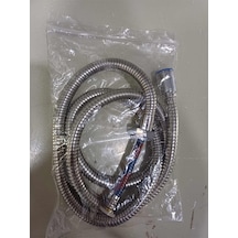 Irmak Çelik Örgülü Esnek Duş Spirali Hortumu 1.5 Mt Uzunluk-2 Adet Beyaz